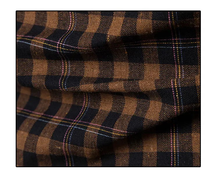 Мужская Повседневная рубашка Slim Fit Мужская Повседневная рубашка на пуговицах в мелкую клетку рубашка с длинными рукавами официальные сорочки мужская одежда