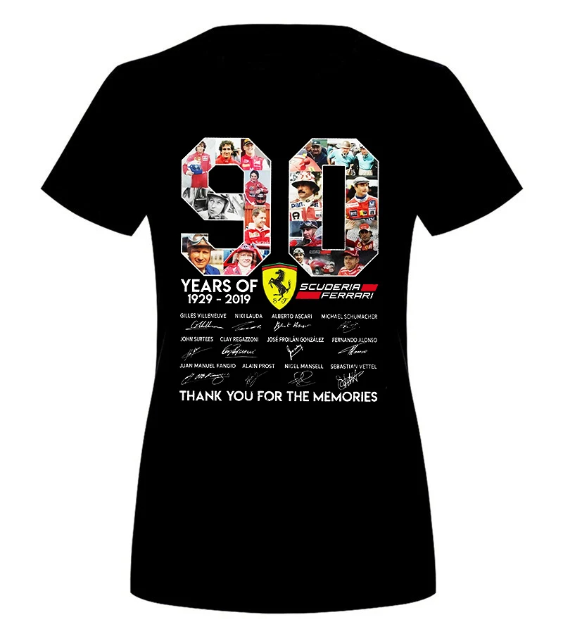 90 лет Скад классическая черная футболка, лучший подарок для мужчин/женщин Забавный принт футболка - Цвет: women black