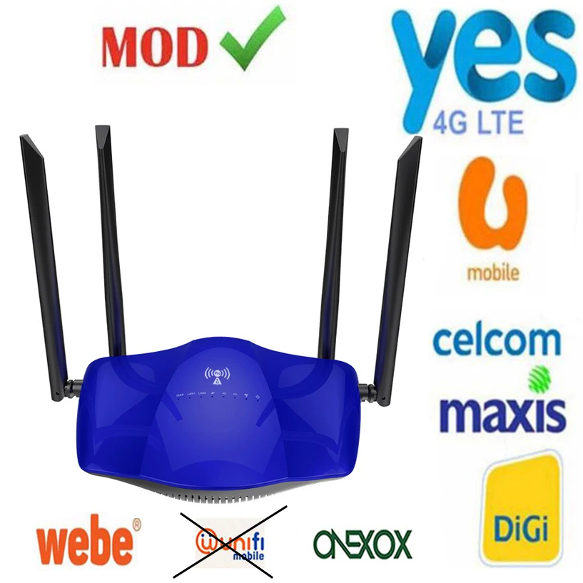 Wi Fi модем YIZLOAO 3G 4G CAT4 LTE CPE слот для Sim карты|Беспроводные роутеры| |