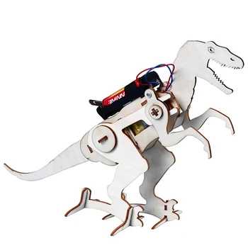 

Science Kit Kids Innovative Electric Construction Set DIY T Rex Model Interesting Boys Craft Toy Physics Fun Education