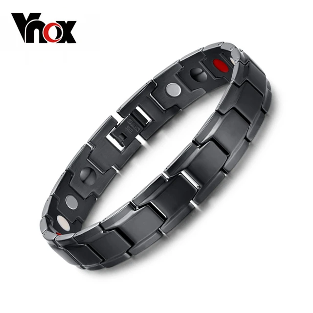 Meaeguet 15mm Magnet Health Power Bracelet For Men Black Negative Ion Far  Infrared Titanium Magnetic Therapy Bracelets Jewelry2412264 From Ka2s,  $17.32 | DHgate.Com