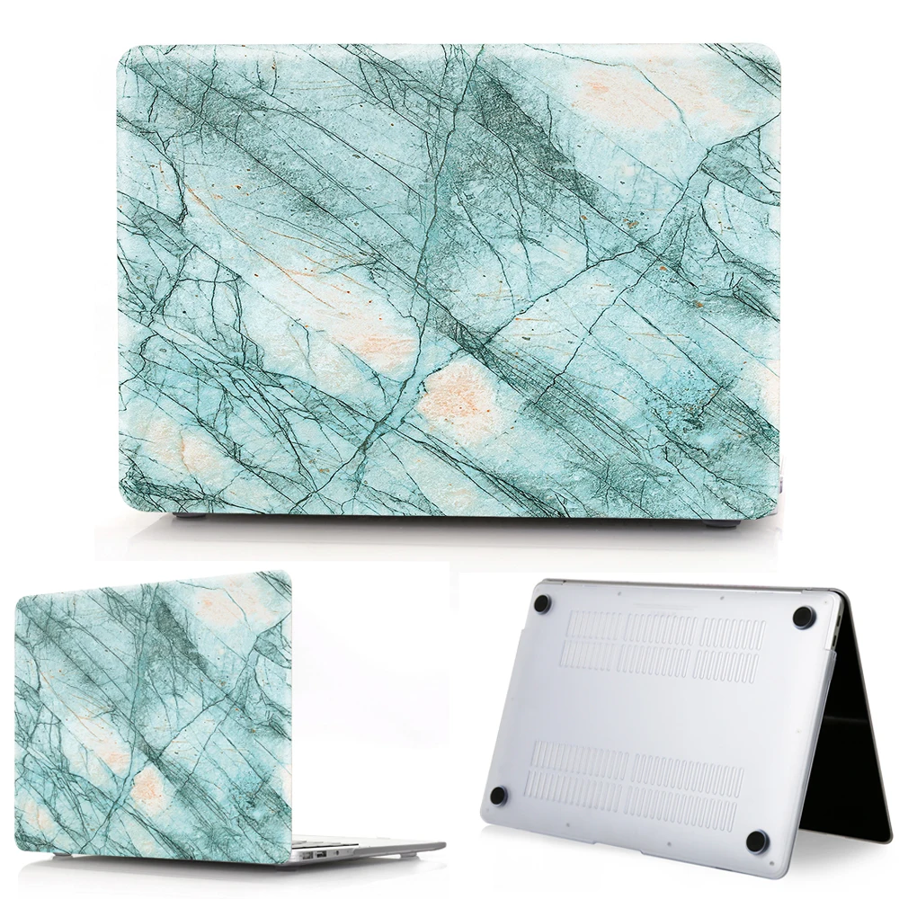 Мраморная текстура Прочный чехол для ноутбука для Macbook Air Pro retina 11 12 13 15 Touch Bar для macbook New Air 13 A1932+ крышка клавиатуры