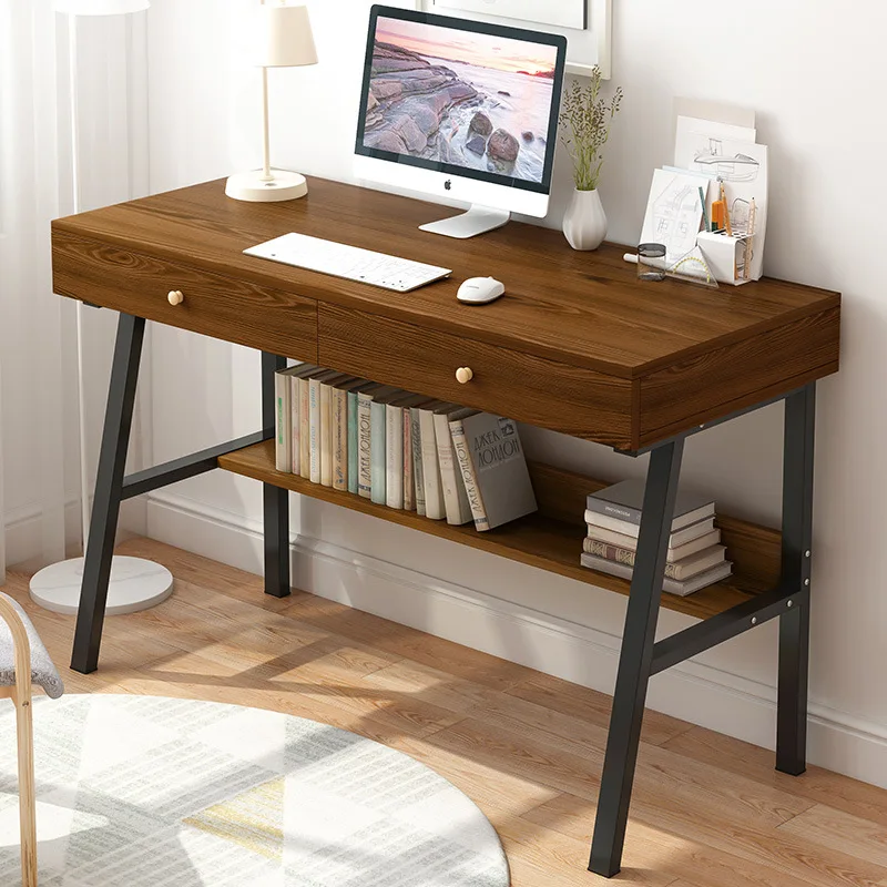 

Computer Desktop Table Simplicity Home Office Desk Minimalist Modern Single Person Desk Small Bedroom Students Doing Homework Ta