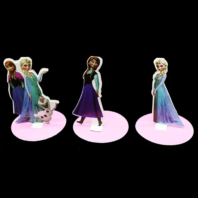 6pcs/pack Frozen theme table display Frozen 2 theme party decorations table decorations baby shower birthday party supplies