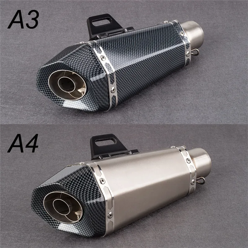 

Motorcycle modified exhaust pipe muffler small hexagon exhaust R6 FZ8 DUKE390 R25 with DB killer