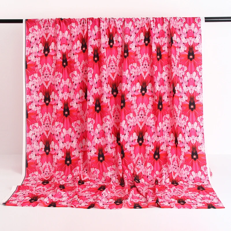 100X145cm Phalaenopsis из хлопка или искусственного двойного крепа для женщин летняя