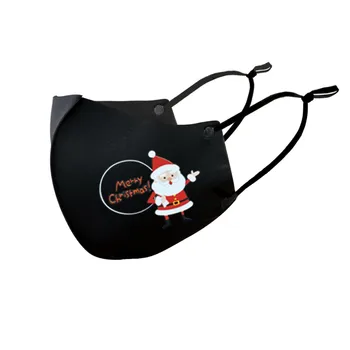 

1Pcs Adult Unisex New Christmas Printing Face Mask Washable Reusable Windproof Breathable Face Mask mascarillas reutilizable