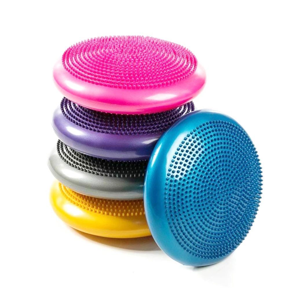 Yoga Balance Massage Pad Yoga Wobble Stability Cushion Mat Free Pump