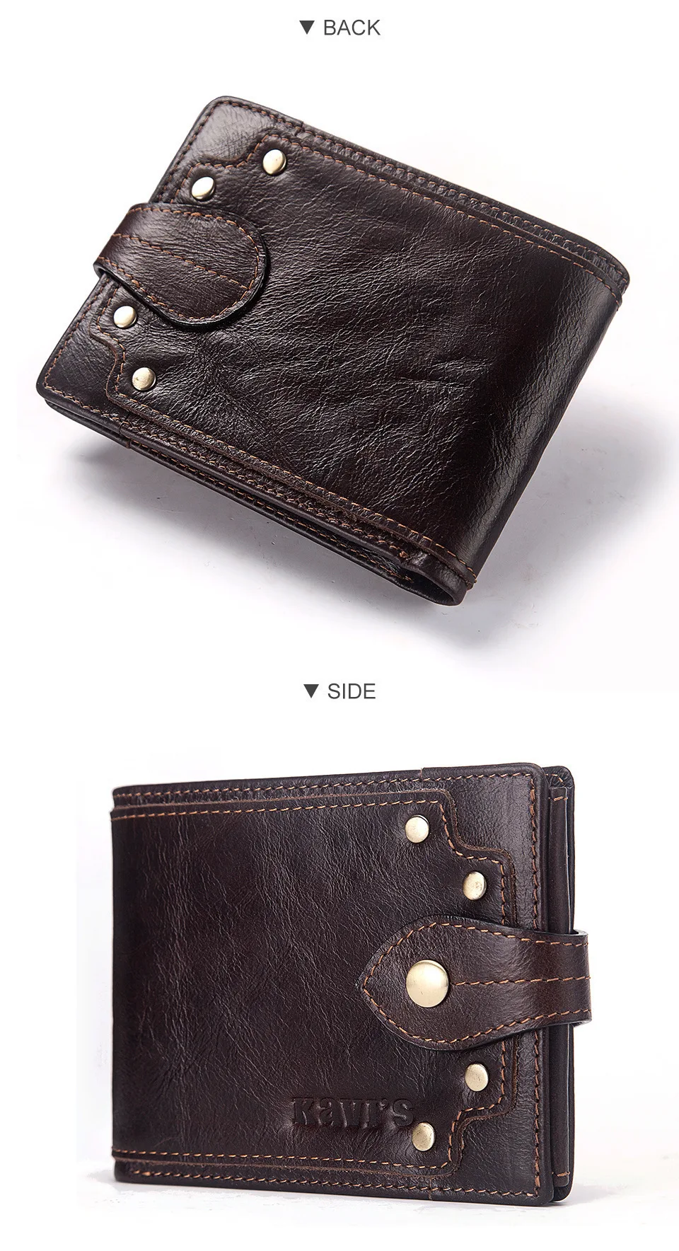 Guard Theft Brush Man mens Wallet leather Position Really Cowhide Leisure Time Short Fund Three Fracture Small Change Package