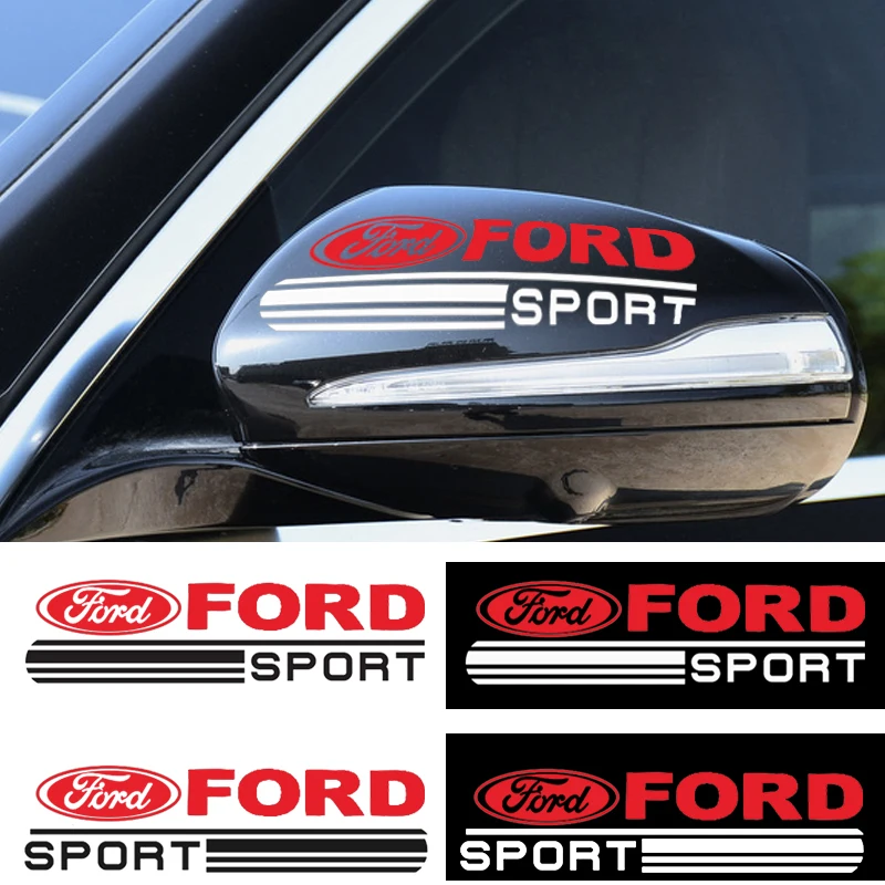 2 шт. наклейки для стайлинга автомобиля зеркальные Ford Focus 3 1 MK2 MK3 MK1 Fusion аксессуары |