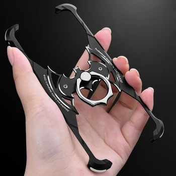 

OATSBASF Bat Ring Bracket Shell Case for IPhone XS 360 degrees Metal Bumper Cover for IPhone XS X Case Original Design Cover