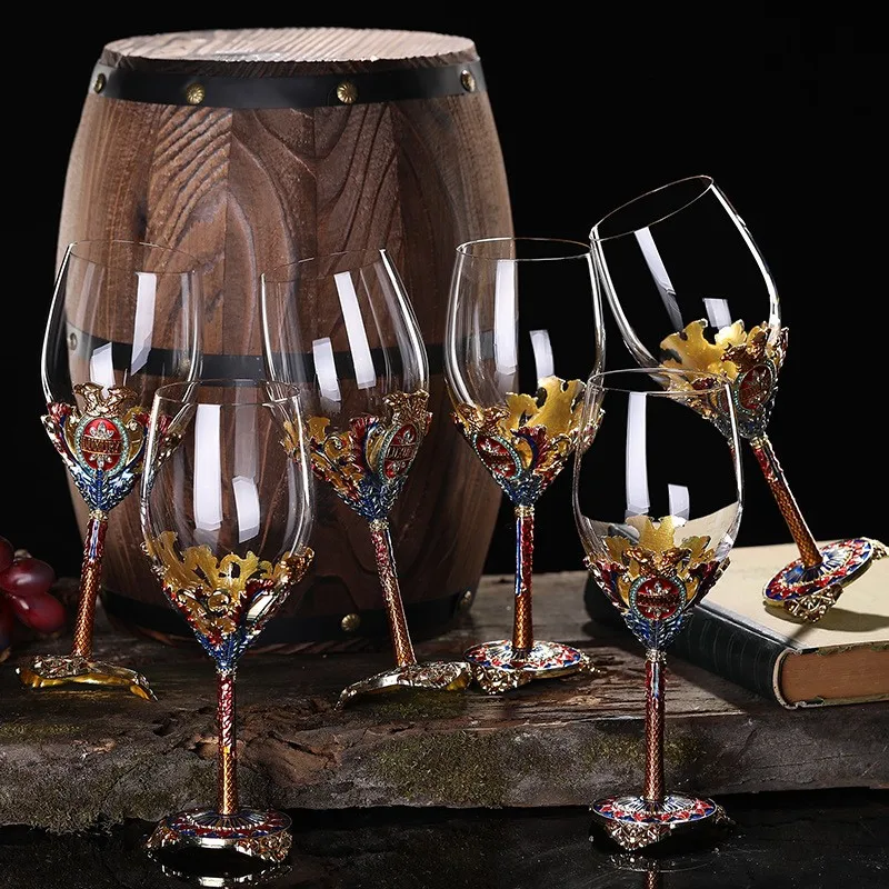 Goblet Creative Red Wine Set Wedding Birthday Party Supplies Gift Anniversary Crystal Wine Glasses Wine Glass Christmas