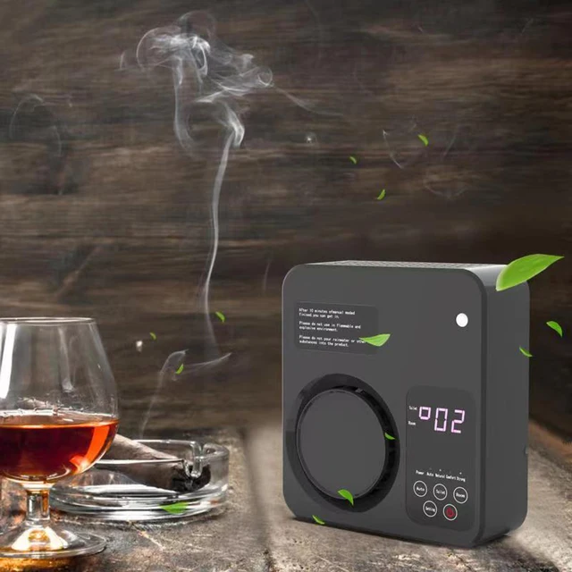 Purificateur d'air silencieux pour fumeurs domestiques, système de  filtration dans la chambre, éliminateurs d'odeurs, fumée, poussière,  moisissure, interrupteur intelligent