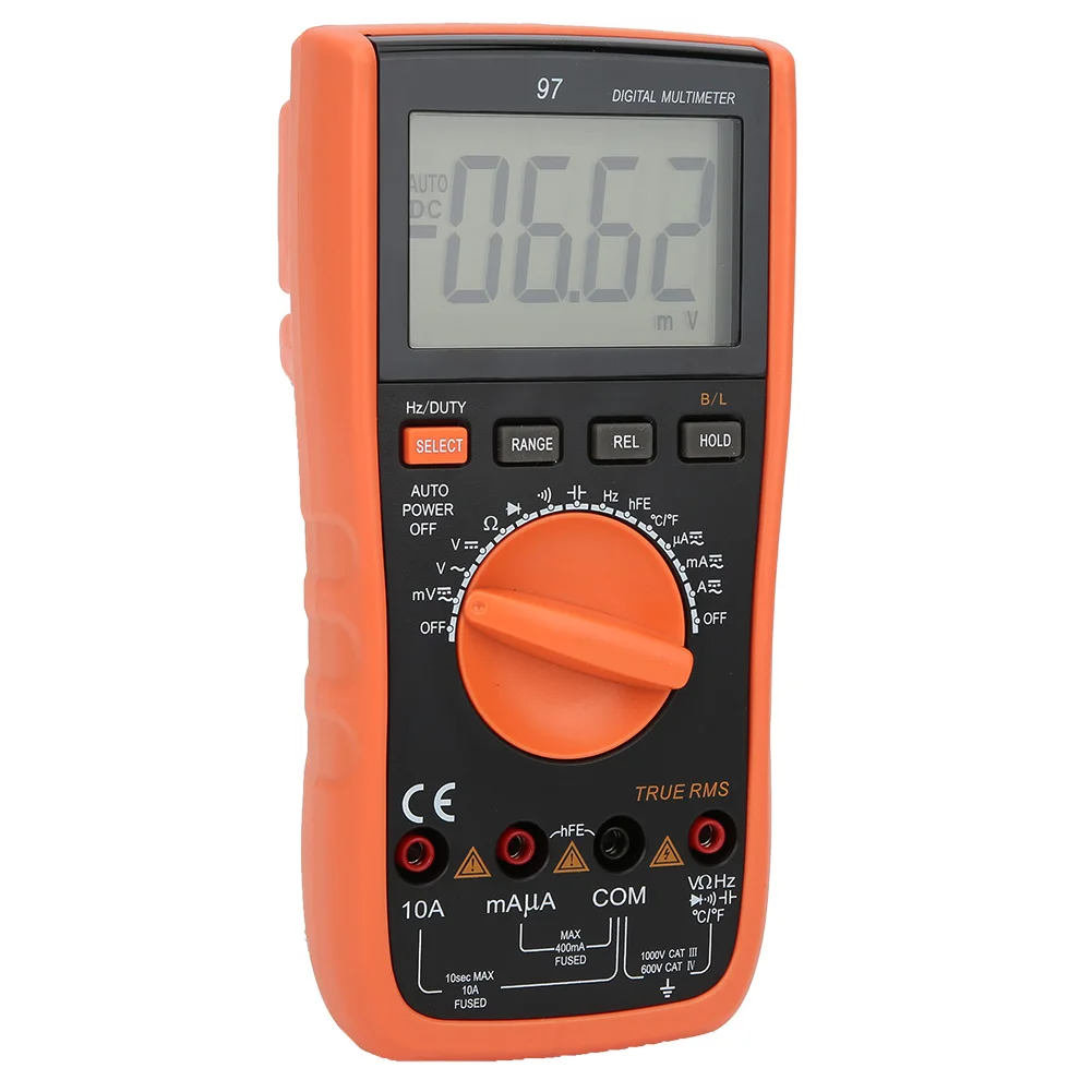 Амперметр VC97 с автоматическим выбором диапазона ЖК-цифровой мультиметр