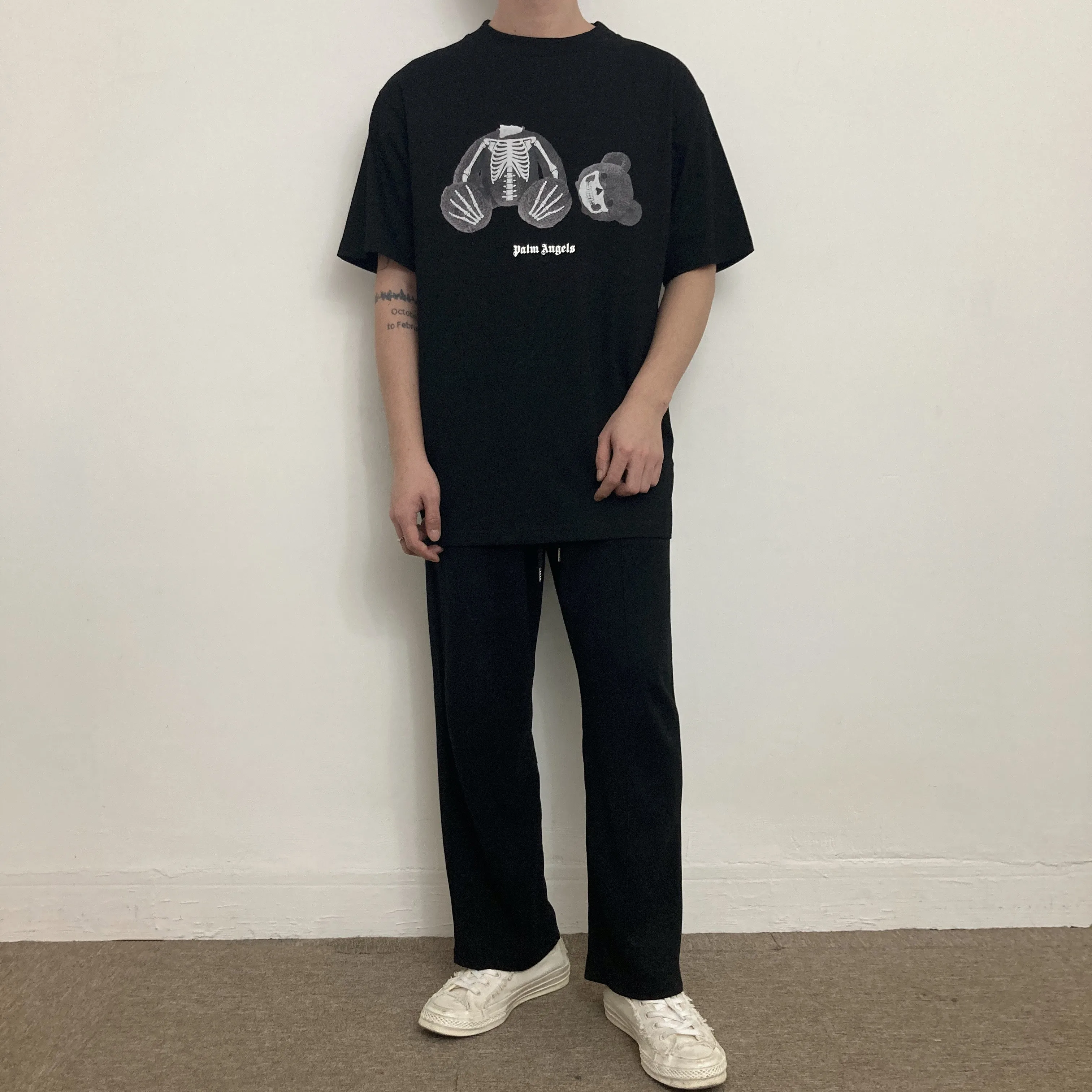 bear skeleton bear short-sleeved 