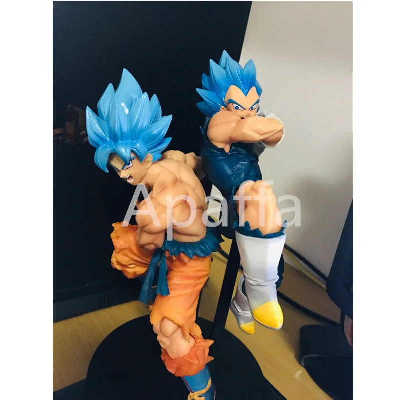 17 см аниме Dragon Ball Z Супер Saiyan голубые волосы Сон Гоку Вегета ПВХ фигурка коллекция куклы игрушки Рождественский подарок