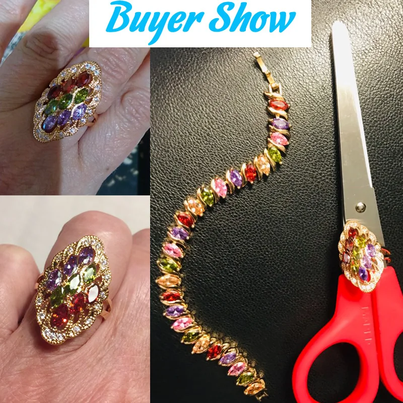 Finger Rings for Women CZ Engagement Wedding Party