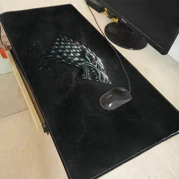 

Mairuige Game of Thrones Logo Laptop Computer Mousepad Thick Comfortable Natural Rubber Keyboard Large Lock Edge Mouse Pad