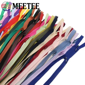 

5Pcs 60/120cm 3# Invisible Nylon Zippers for Sewing Breastfeeding Garmnet Double Open Zip DIY Bag Pillow Zipper Accessories A6-2