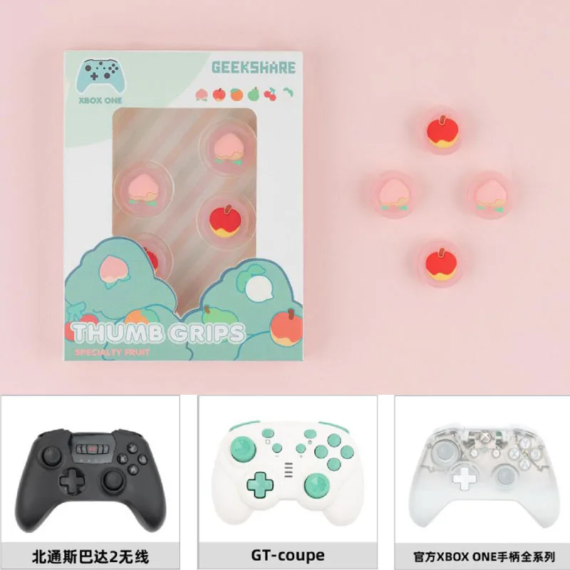 Protector Skin Fruit Cherry Pear Orange Thumb Stick Grip Cap Joystick Cover Per Xbox One Gt-Coupe Controller Case
