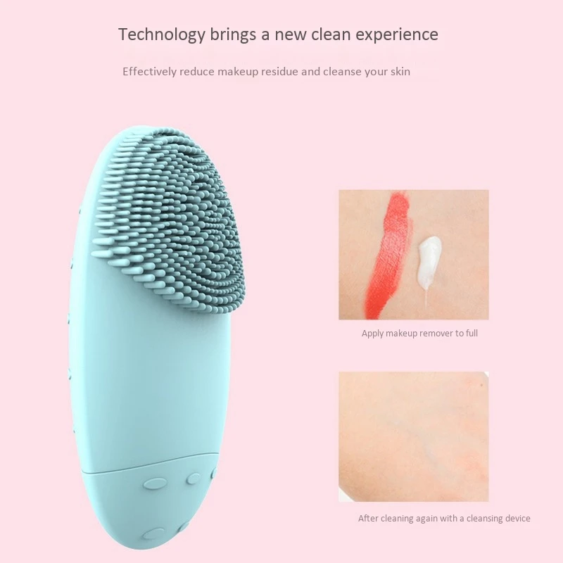 Электрическая Очищающая щетка для лица Lansing Mini 2 Skin No Dead Corner Pure Dirts очищающее средство антивозрастной против морщин силиконовая кисть Foreg