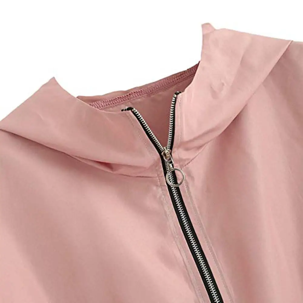 Jacket Modis Women Causal Coat Cut Sew Skinsuits Hooded Zip Up Pockets Jacket Coat Outdoor Running Sport Outwear Clothes