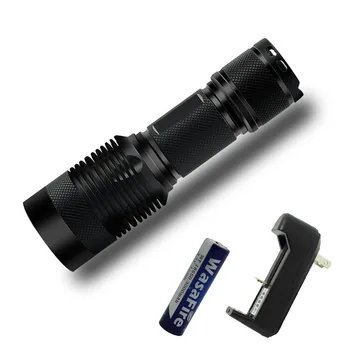 

Powerful 2600LM C8.2 Tactical Flashlight XHP50.2 LED Torch 5-Mode Hunting Lanterna Outdoor Camping Light+18650 Battery+Charger