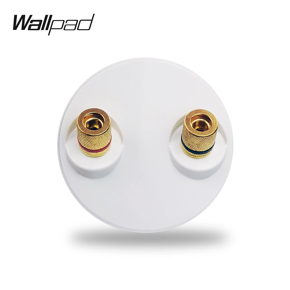 L6 Wallpad 5 цветов аудио динамик Phono 2 контактный разъем Модуль Розетка Проводная