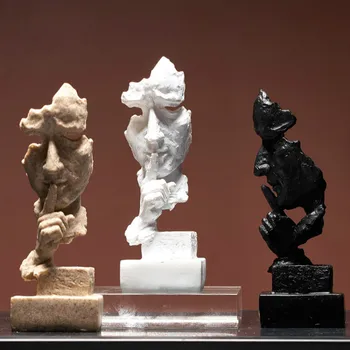 

Statues and Abstract Sculptures Nordic Creative Ins Style Mini Art Decoration Home Decorations Sculpture Soft Decoration