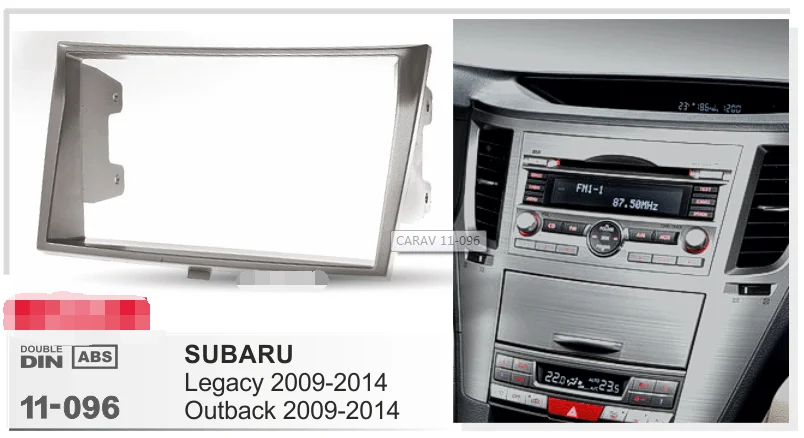 Стерео панель пластина автомобиля радио фасции объемного для Subaru Legacy Outback 2009- DVD переоборудование рамка