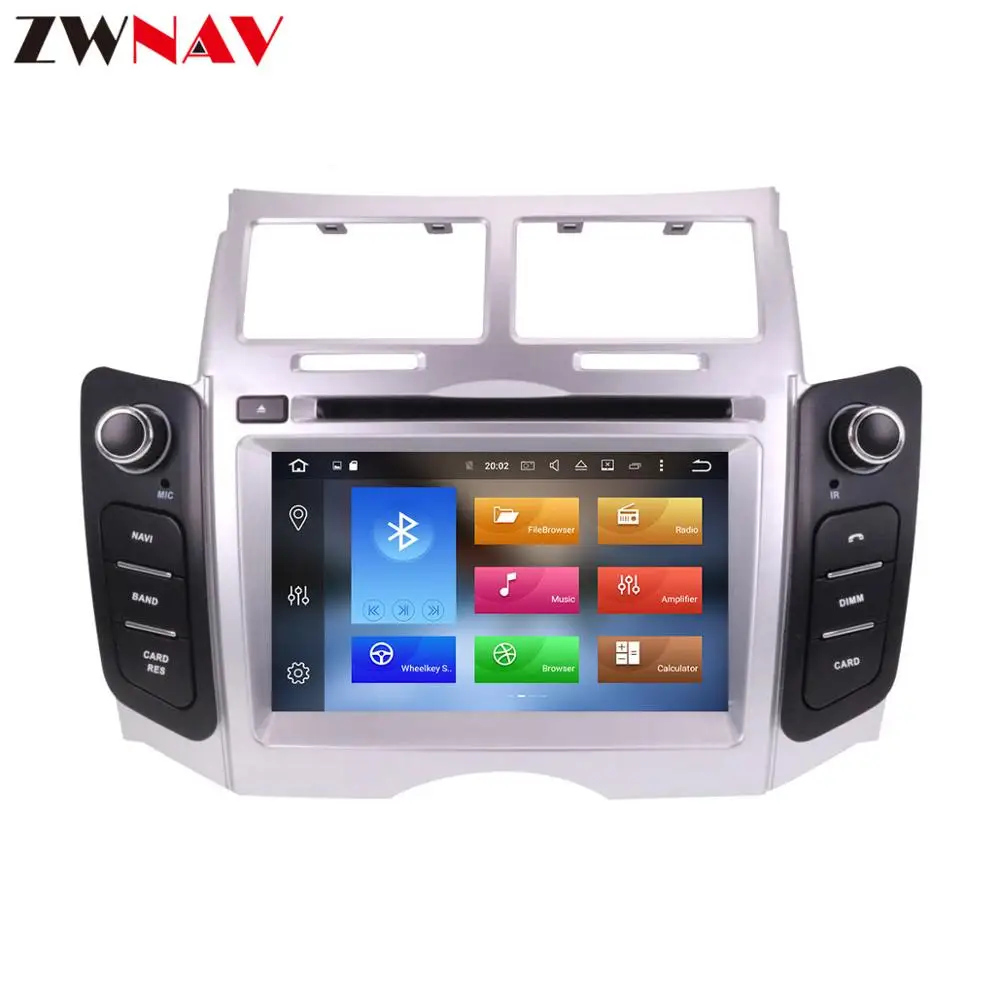 Best Android 9.1 Car DVD Stereo Multimedia player For TOYOTA YARIS 2005-2011 Auto stereo Radio GPS Navigation Video Audio head unit 2