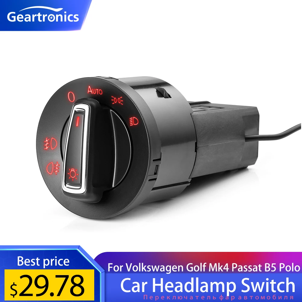 

Для Volkswagen Golf Mk4 Passat B5 Polo Автомобильная фара противотуманная фара переключатель фары переключатель автомобильный аксессуар автостайлинг
