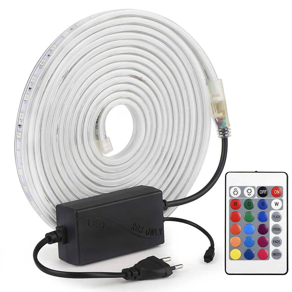 5050 SMD Luce a LED a LED per la decorazione domestica AIMENGTE AC 220-240V Luce al neon a LED flessibile Luce al neon a LED Impermeabile 120 LED/M 5050 SMD Luce a LED a LED per la decorazione domestica AIMENGTE AC 220-240V Luce al neon a LED flessibile Luce al neon a LED Impermeabile 120 LED/M