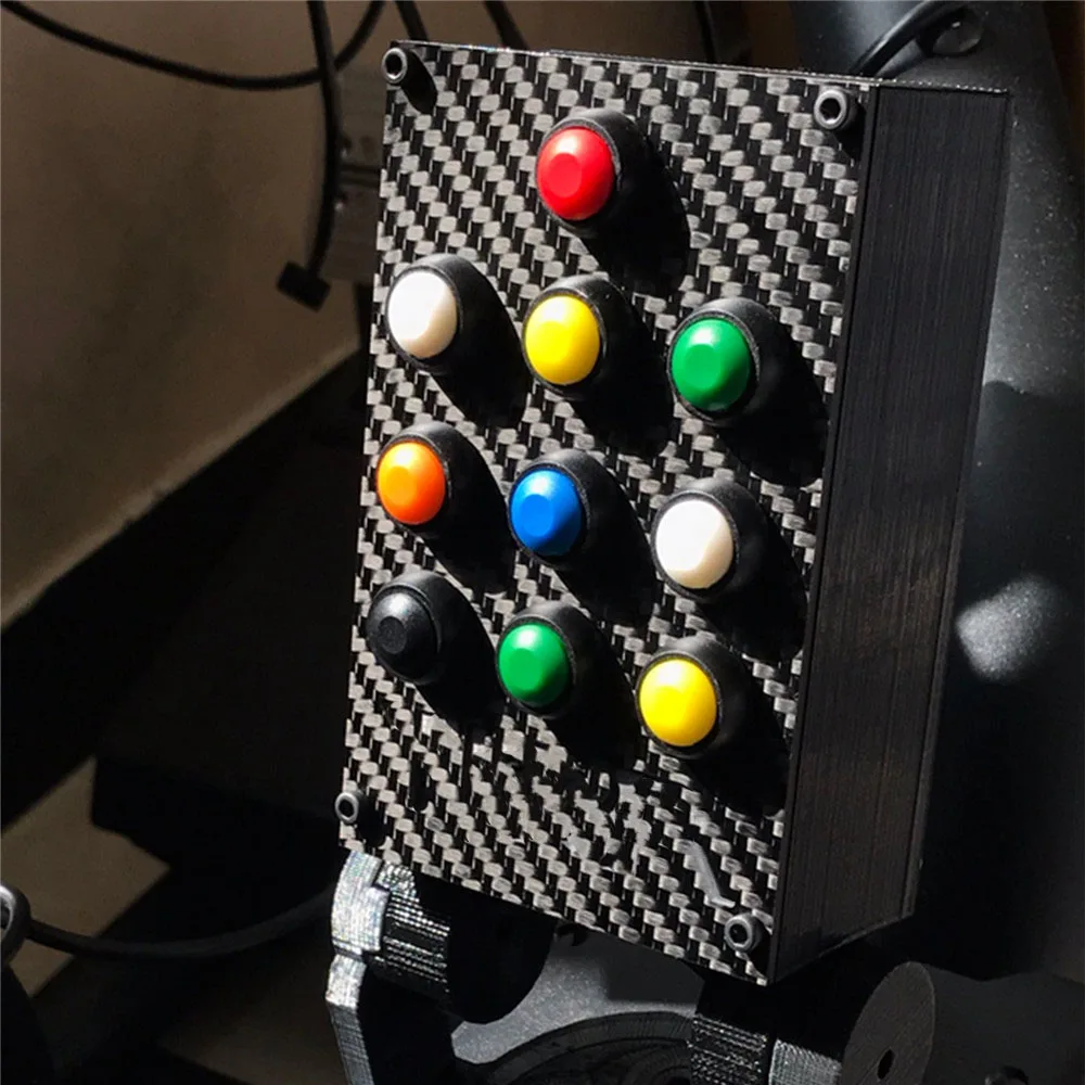 Carbon Fiber Central Control Panel for Thrustmaster TH8A Center RC Racing Games Accessories Plug and Play | Электроника