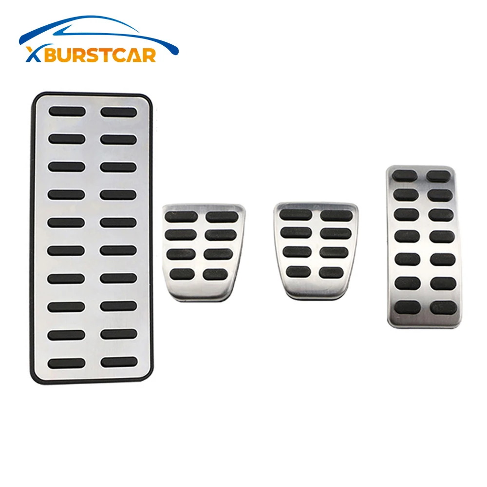 Xburstcar for Hyundai Ix25 Creta Accent Verna Solaris for Kia K2 Rio Soul KX3 car fuel brake rest foot pedals auto pedal cover car accessories car pedals pedal cover