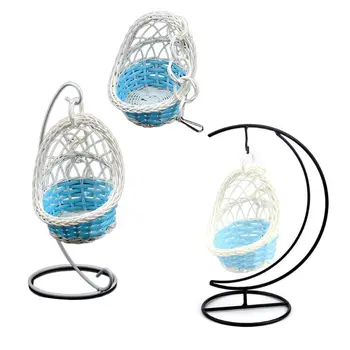 

Parrot Hamster Hammock Bird Basket Cradle Weaving Swing Nest Cage Hanging Bed C63B