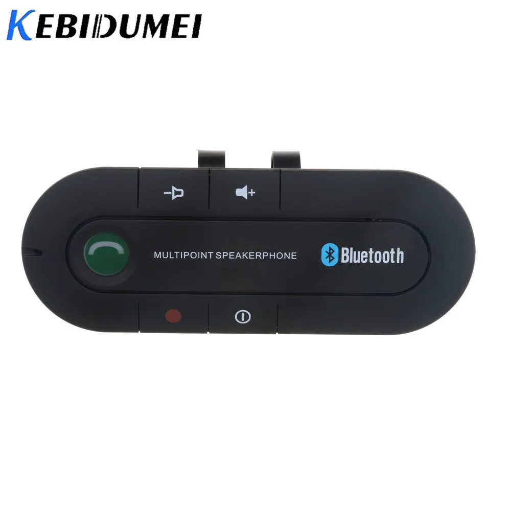 

kebidumei 2017 Wireless Bluetooth Handsfree Car Kit FM Transmitter MP3 music Player for Car Charger Bluetooth Speakerphone