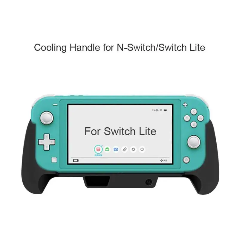 

Game Console Cooling Charging Grip Cooler Portable Practical Simplicity Pure Color Charger Stand Dock for Switch Lite NS