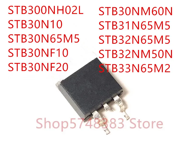 10 шт. STB300NH02L STB30N10 STB30N65M5 STB30NF10 STB30NF20 STB30NM60N STB31N65M5 STB32N65M5 STB32NM50N STB33N65M2-263 | Электроника