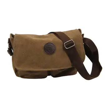 

Men Handbag Bag Satchel Shoulder Cross Body Messenger Casual Coffee