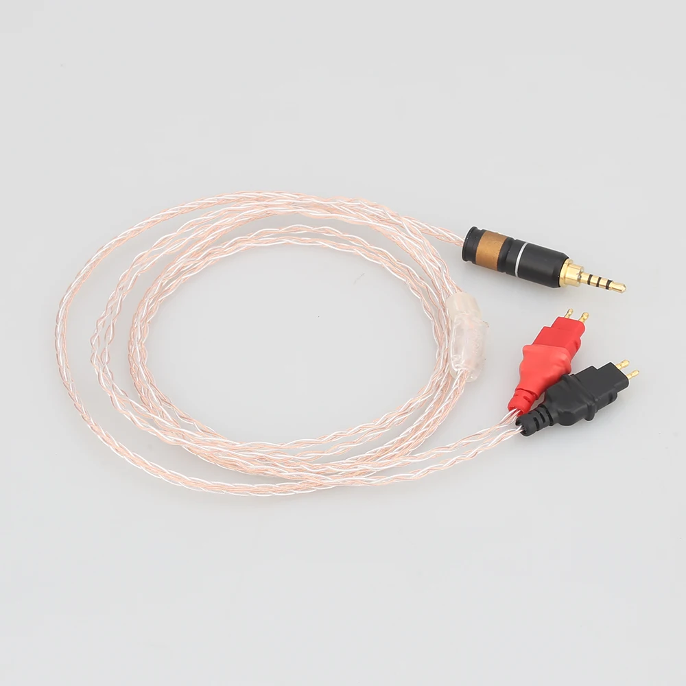 2 5 XLR 8Cores OCC Silver Plated Mixed Headphone Cable For Sennheiser HD25 1 SP HD650 HD600 HD580 HD525 HDxxx hd660s