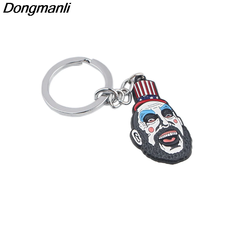 P4078 Dongmanli House of 1000 Corpses Captain spaulding подвеска брелок металлический Автомобильный держатель для брелки для ключей ювелирные изделия на Хэллоуин