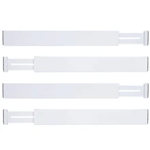 Бамбуковые разделители для ящиков, органайзеры для кухонных ящиков, пружинный регулируемый и расходный лоток, органайзер для кухни, детский ящик, Bathroo