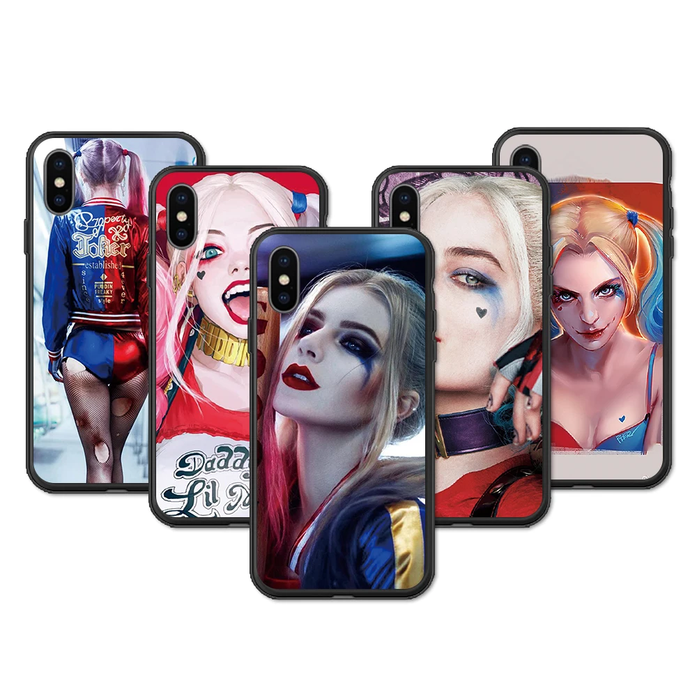 Sexy Back Cover Harley Quinn Suicide Squad Joker Fashion Phone Case For iPhone 11 pro max X XS XR 8 7 6 6S Plus 5s funda para | Мобильные