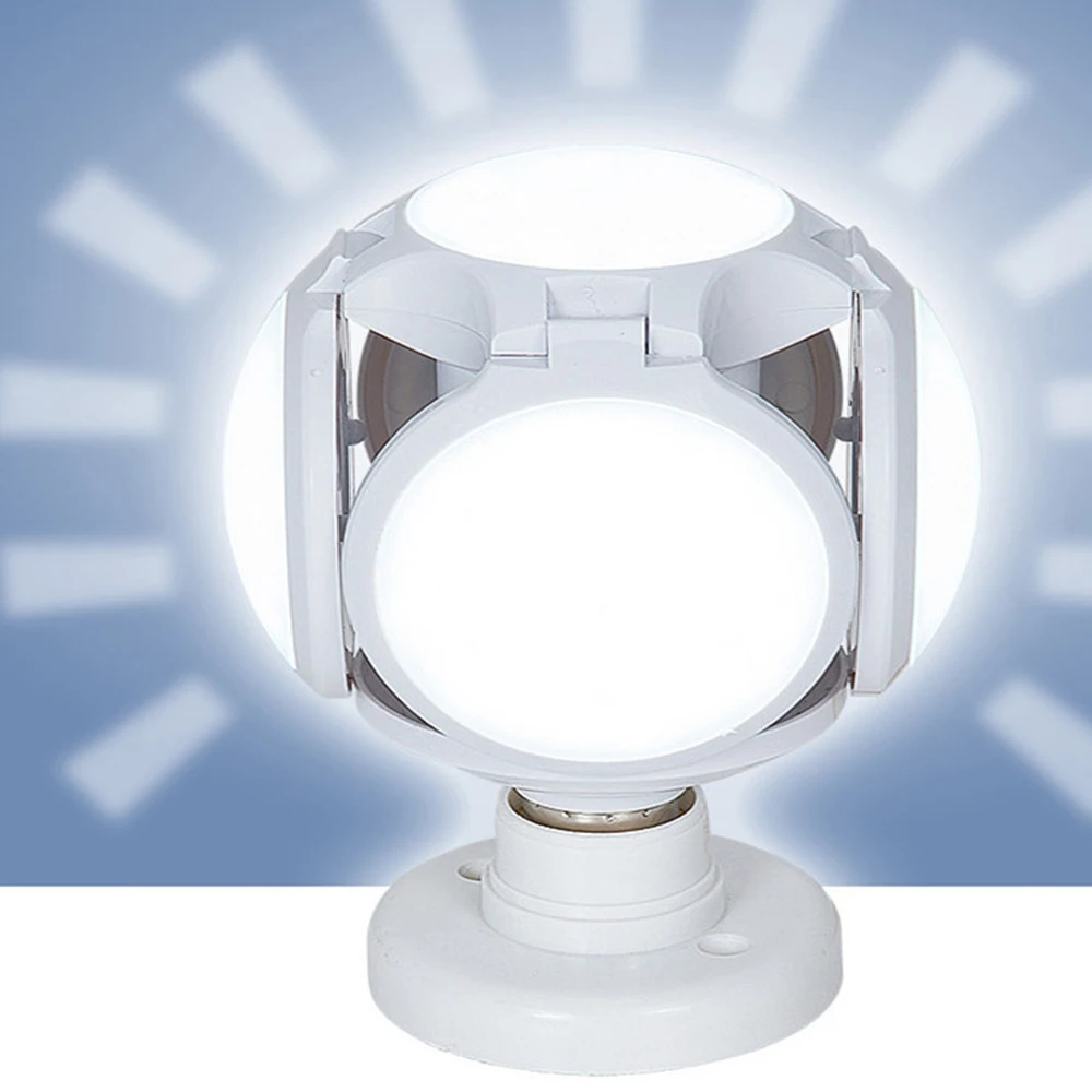 Super Bright LED Folding Bulb E27 40W Football Modeling Lamp AC 85-265V LED Bulb Bubble Ball Bulb Foldable Replace Halogen Light 14