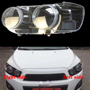 

For Chevrolet Aveo 2011 - 2014 Front Headlamps Cover Transparent Lampshade Headlight Shell Mask Protective Cover Glass gtr