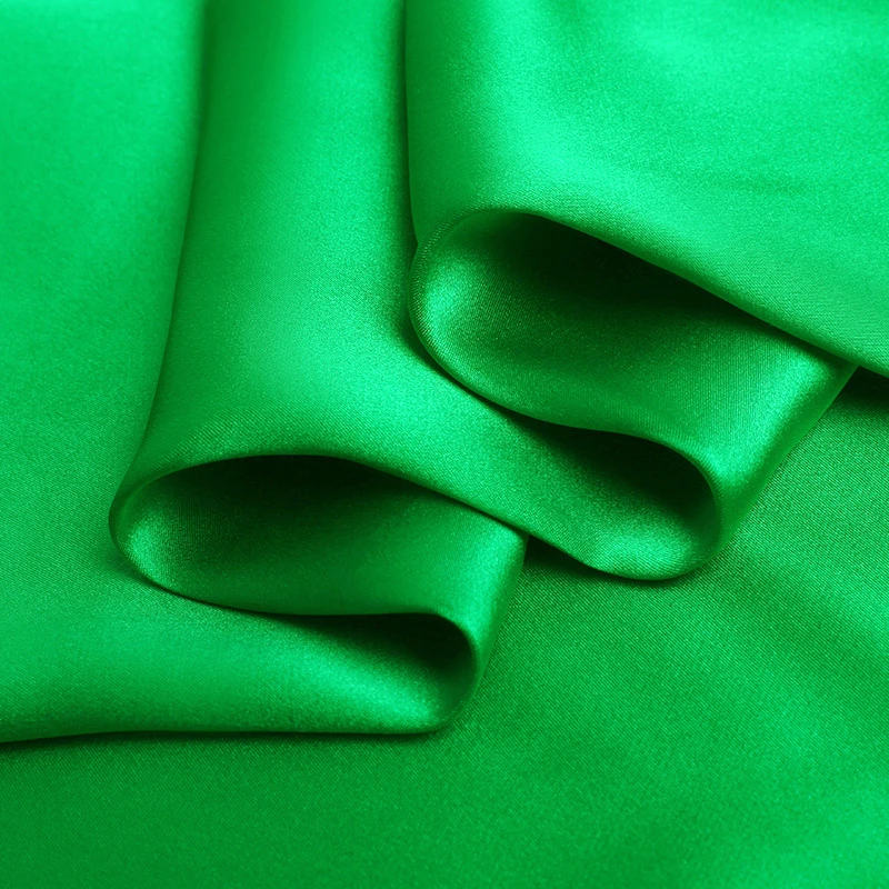 100% Pure Mulberry Silk Fabric Solid Habotai for DIY Sewing Width 113cm