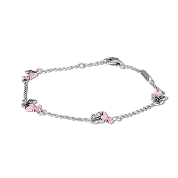 

Original 925 Sterling Silver Fluttering Butterflies Bracelets with Clear CZ Fashion Bracelet Bangle for Women Free Shipping