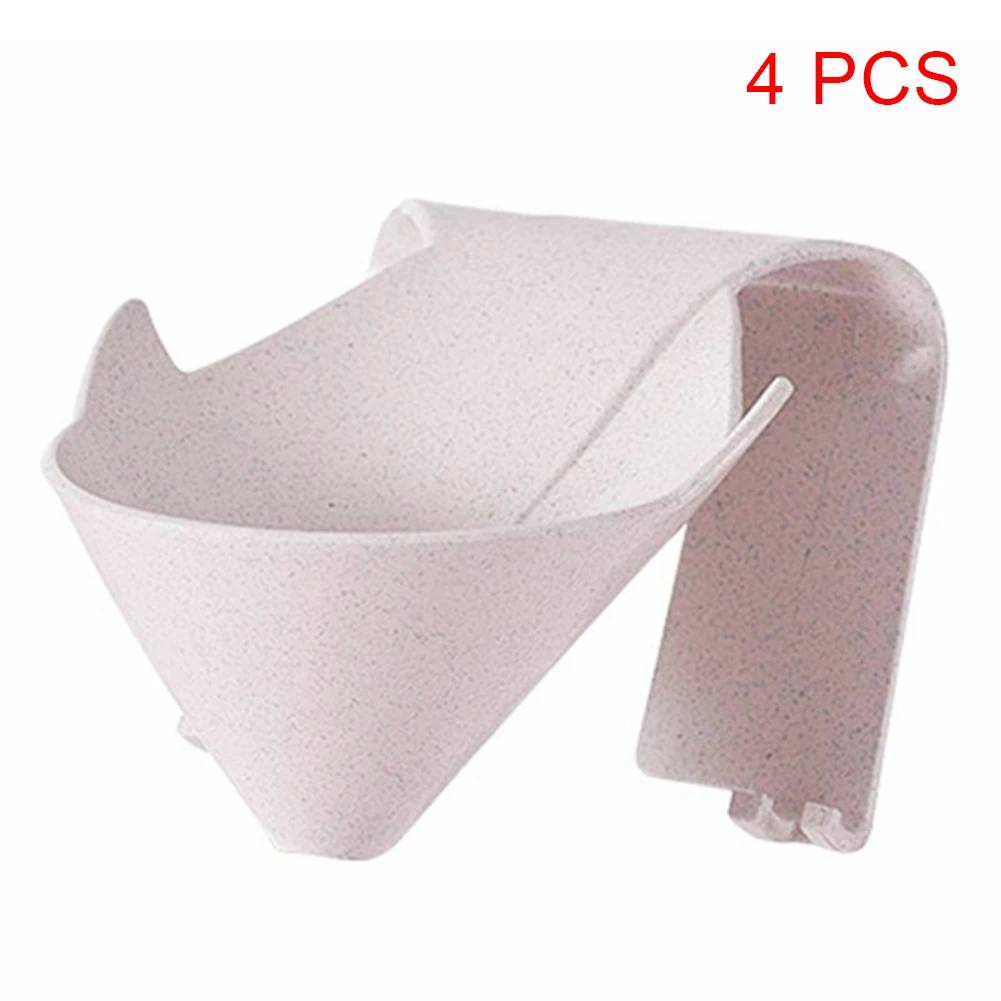 Pink 3pcs Пробивной мыльницы сливной держатель настенный подвесной стеллаж инструменты для ванной комнаты кухни DTT88 - Цвет: Pink 3pcs