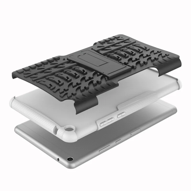 Для huawei MediaPad T3 8,0 чехол T3-8 KOB-L09 KOB-W09 планшет защитный силиконовый чехол ТПУ+ PC противоударный Стенд кожаный чехол+ Защитная пленка на экран+ подставка для ручек